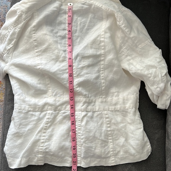 Chico's Linen jacket or shirt - safari mood - size 0 - Picture 8 of 11